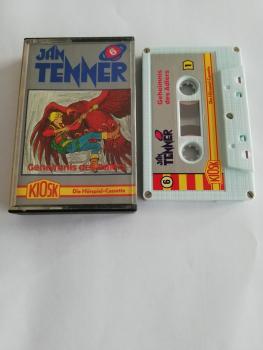 Jan Tenner Folge 6 Geheimnis des Adlers 5-fach Silber geschraubt Weiß mit Silbernen Aufkleber 4.24745 CD Kiosk(Frontcover mit Bleistift bemalt)